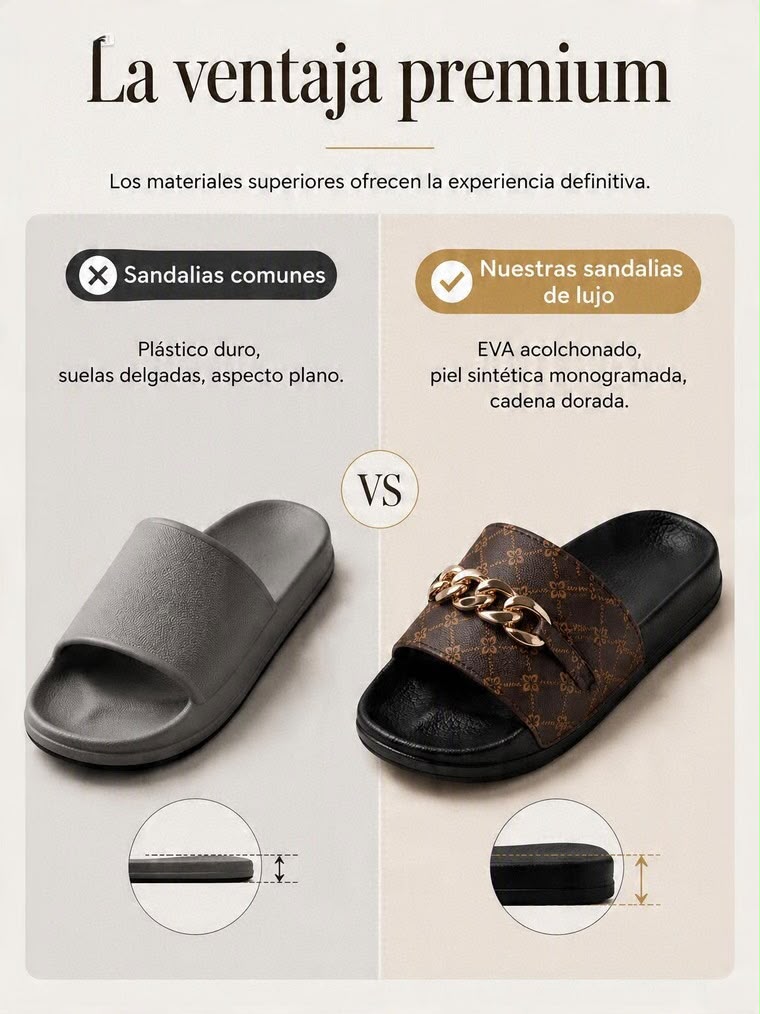 Sandalias Nara con Cadena Metálica