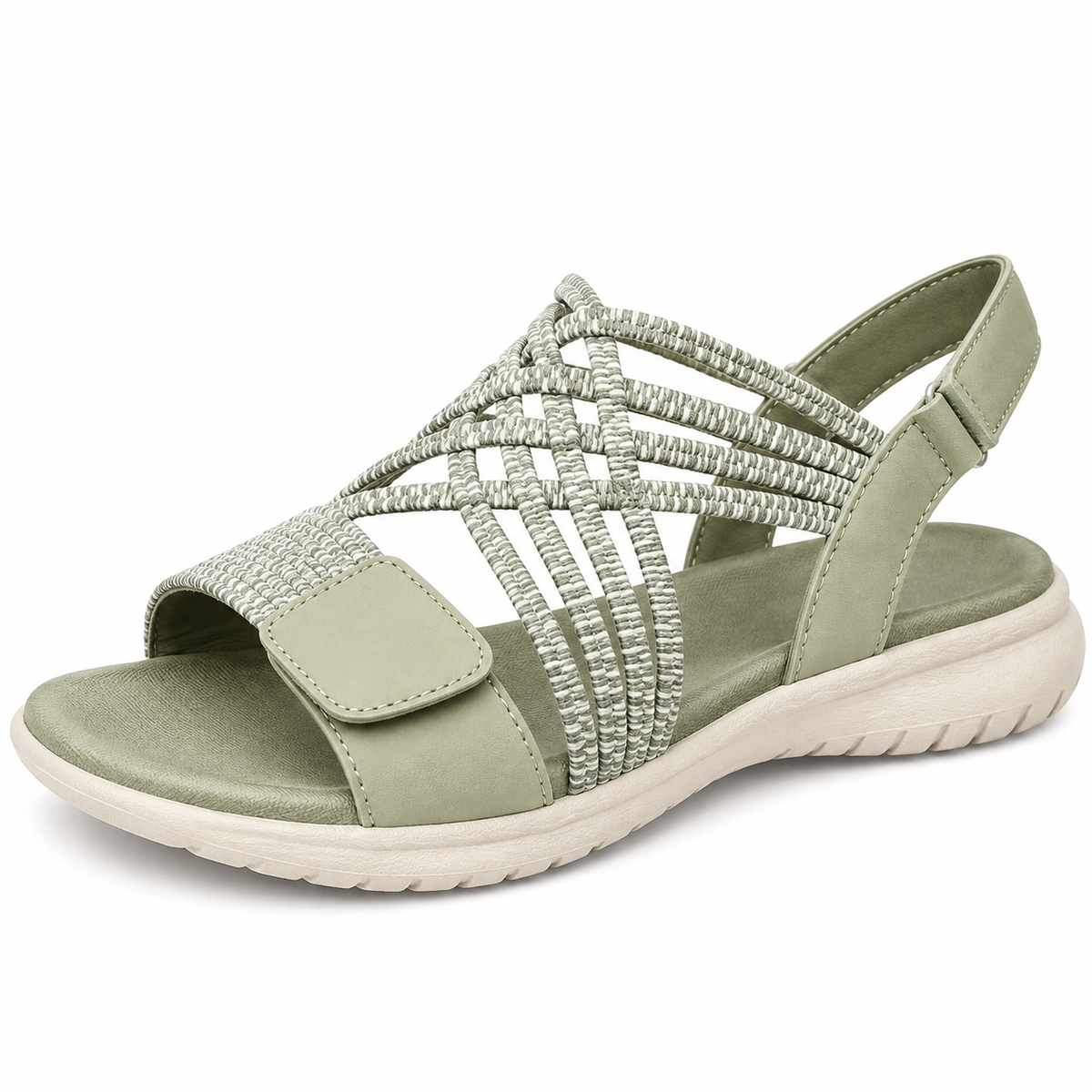 Nadia | Sandalias Deportivas Trenzadas con Velcro
