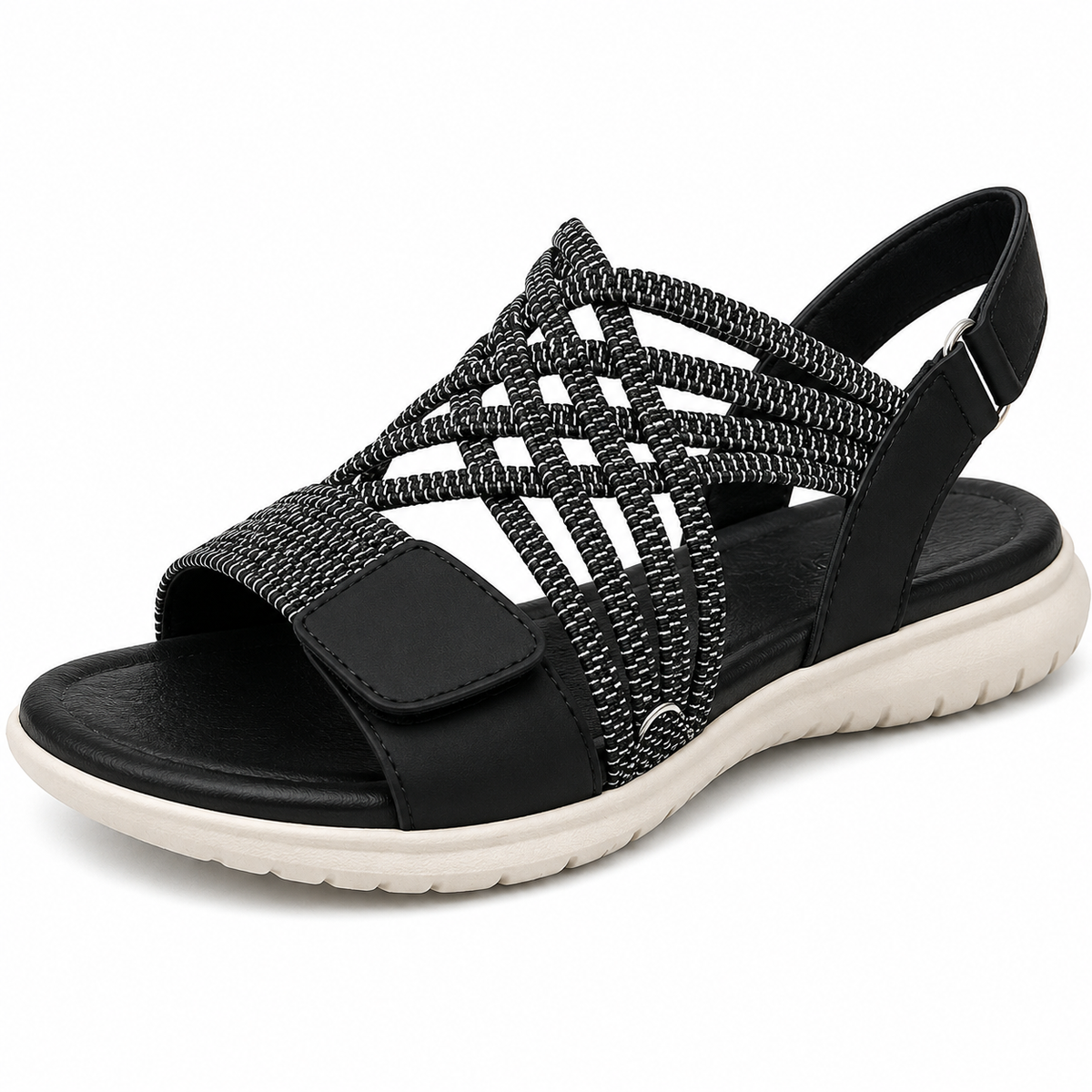 Nadia | Sandalias Deportivas Trenzadas con Velcro
