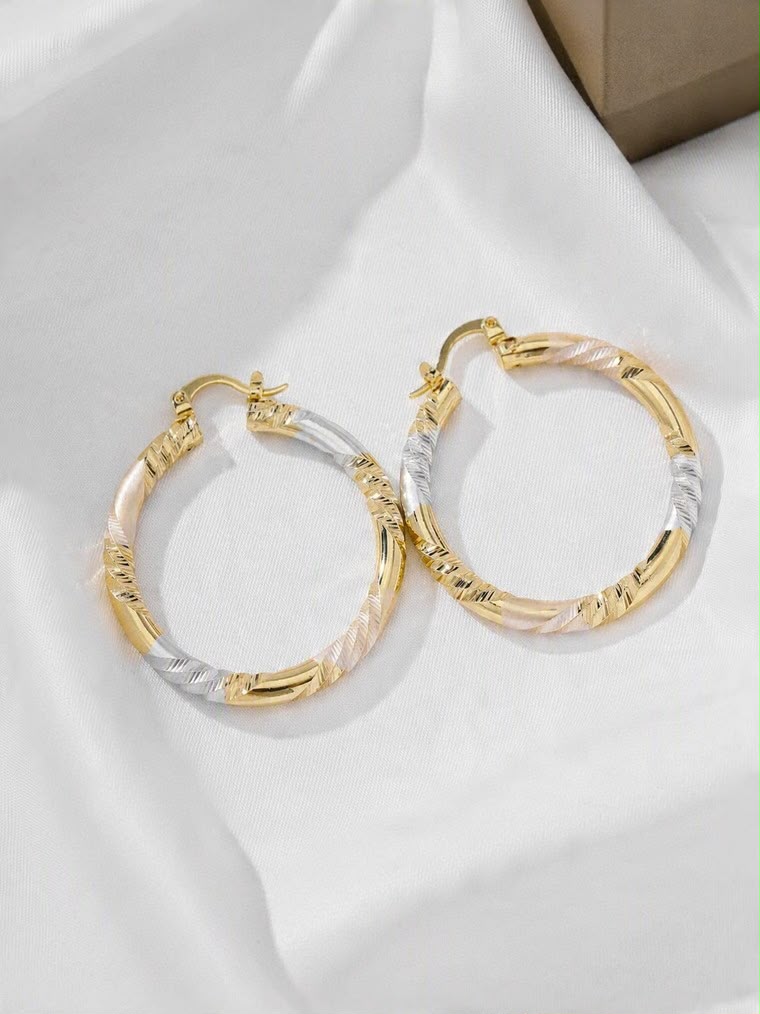 Pendientes Serena de Aro Entrelazado