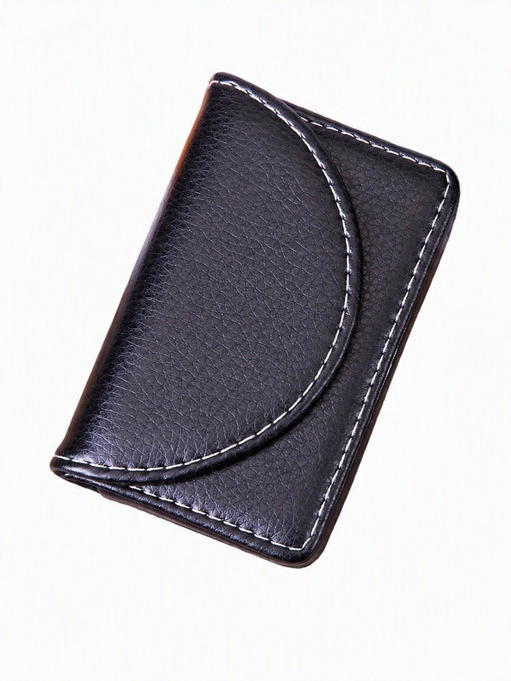 Porta tarjetas Magnético de Cuero PU